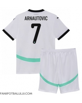 Austria Marko Arnautovic #7 Echipament de Fotbal Replică European 2024 Copii Deplasare (+ Șorturi)